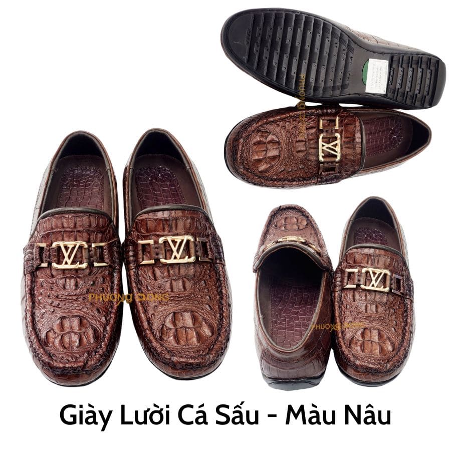 Giày Lười Da Gù Cá Sấu - GL4100